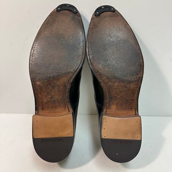NEW HEELS Crockett & Jones Black Shell Cordovan Derby England UK 10 D US 11 C main image 7
